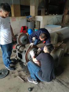 碳化硅泵搶修現場